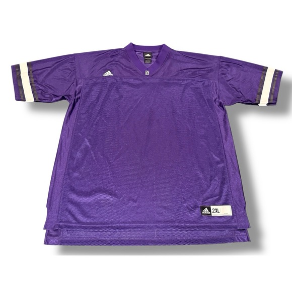 adidas Jackets & Blazers - Northwestern Wildcats adidas Blank NCAA Purple Replica Jersey Size 2XL XXL